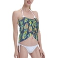 thumbnail image 4 of Disketp Colorful Pineapples Women Swimsuit Cover Up Short Chiffon Summer Beach Sarong Bikini Wrap Skirt Bathing Suit, 4 of 7