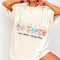 thumbnail image 4 of Squishy Toy Graphic Tee Life Is Better with Squishies Characters Black, 4 of 10