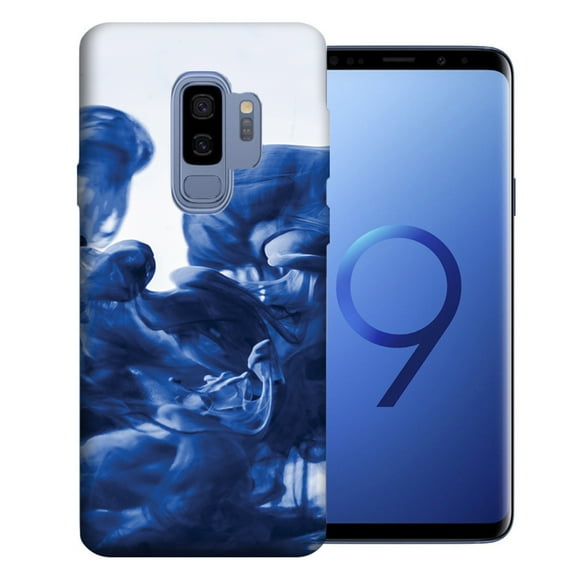 MUNDAZE For Samsung Galaxy S9 Plus Blue Smoke Design TPU Gel Phone Case Cover