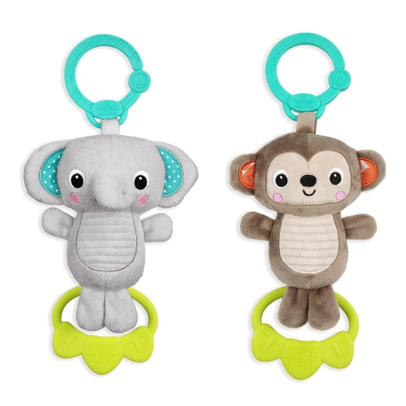 Assortiment de jouets en peluches Tug Tunes de Bright Starts