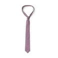 thumbnail image 3 of Geometric Necktie, Modern Herringbone Forms, Dress Tie, 3.7", Grey Pink and Dark Mauve, by Ambesonne, 3 of 3