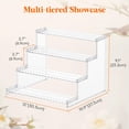 thumbnail image 4 of Soporte elevador Lifewit para perfume de plástico transparente de 4 niveles, 4 of 9