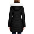 thumbnail image 3 of Wantdo Women's Coat Padded Winter Jacket Waterproof Winter Coat Warm Puffer Jacket Black L, 3 of 10