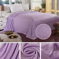 thumbnail image 1 of Cooling Blanket, Staron 2026 Temperature Regulating Ice Blanket for Hot Sleepers, Polyester Breathable Summer Bed Blanket Machine Washable All-Season Use, Purple, 1 of 7