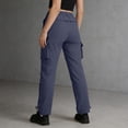 thumbnail image 6 of RYDCOT Women's Hiking Cargo Pants Lightweight Quick Dry Fishing Camping Travel Work Pants with Pockets Navy, 6 of 8