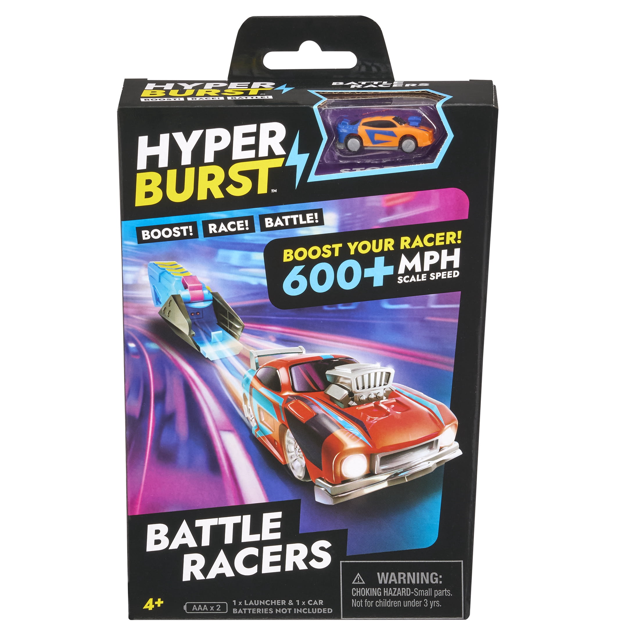 Hyper Burst - Battle Racers Orange Storm Car & Launcher
