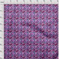 thumbnail image 4 of oneOone Rayonne Fuschia Tissu Rose Abstracts Robe Tissu Tissu Imprimé par la Cour 56 Pouces de Large, 4 of 5