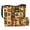 Autumn Thanksgiving Patchwork, variant on FUIALDOLG Wear-resistant Bucket Bag Tote Purse for Business Travel, Halloween Cat Pumpkin Print Waterproof Bucket Bags Leather Bucket Bag Tote Purse Set