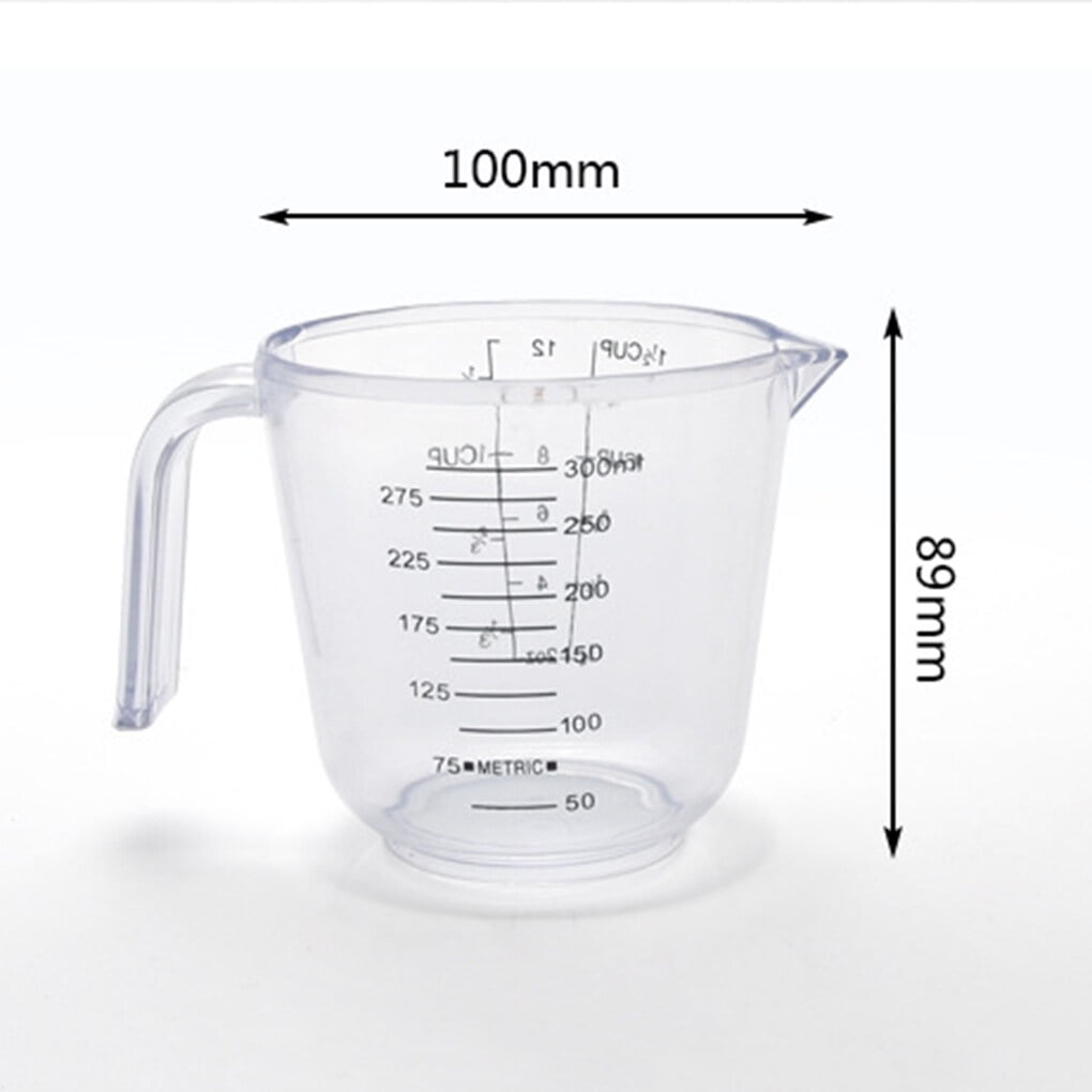 Plastic Measuring Cups Multi Measurement Baking Cooking Tool Liquid Measure  Jug Container 