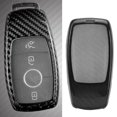 thumbnail image 4 of Couvercle de Clé, Coque de Clé de Voiture en Fibre de Carbone Toucher Confortable Coque de Clé à Distance Anti-Décoloration Remplacement pour Classe E Classe S, 4 of 8