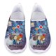 thumbnail image 1 of Zapatos de enfermería con estampado de enfermera de dibujos animados en degradado, antideslizantes, para estudiantes, zapatillas para correr, ligeras y combinables, mocasines planos de malla para niña, 1 of 5