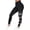 Black, variant on HomeGardon Leggings for Women High Waisted Fashion Baseball Printed Tight Leggings Yoga Pants Sport Elastic Pants,S-XXL