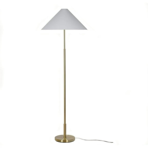 My Texas House 64 in 1 Light Gold brass Floor Lamp White