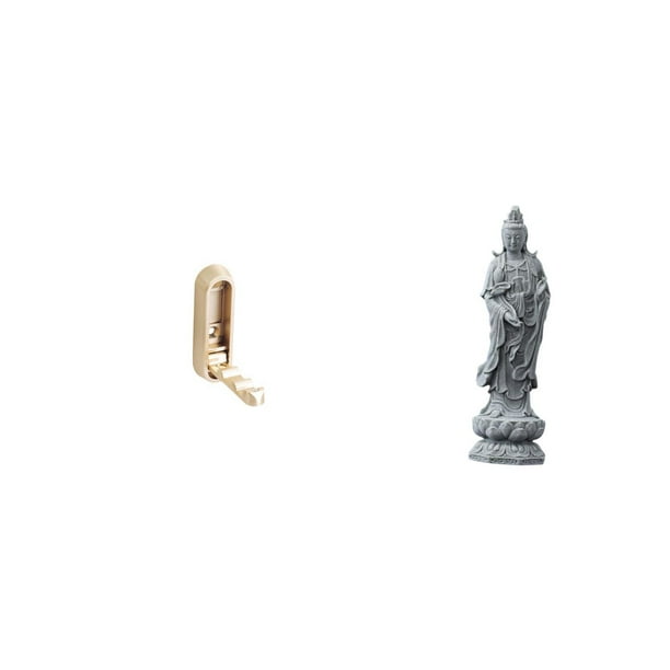 Organizador De Pared Plegable Con Ganchos Para Baño O Armario, Con Estatua De Guan Yin, Adorno Tradicional, Figura De Kuanyin, Escultura De Buda Femenina Para Estantería O Armario.