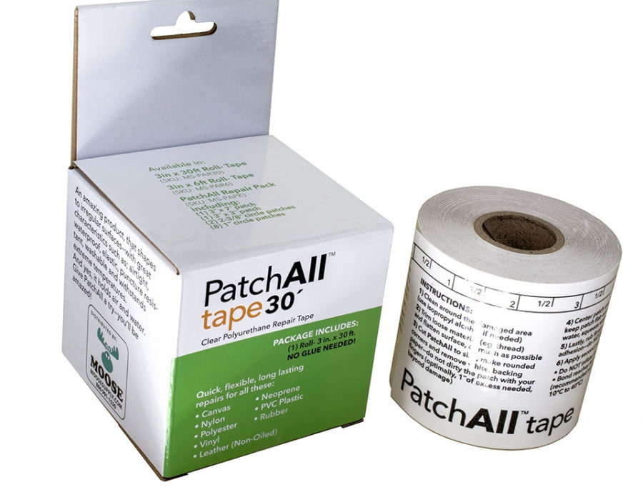 Repair Vinyl Leather Canvas & More Patchall Clear Tape Waterproof Airtight Fix for sale online 