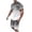Grey, variant on Mens Beach Vacation Outfit Set Coconut Tree Print Gradient Color T Shirt and Shorts 2 Piece Matching Set Short Sets for Men