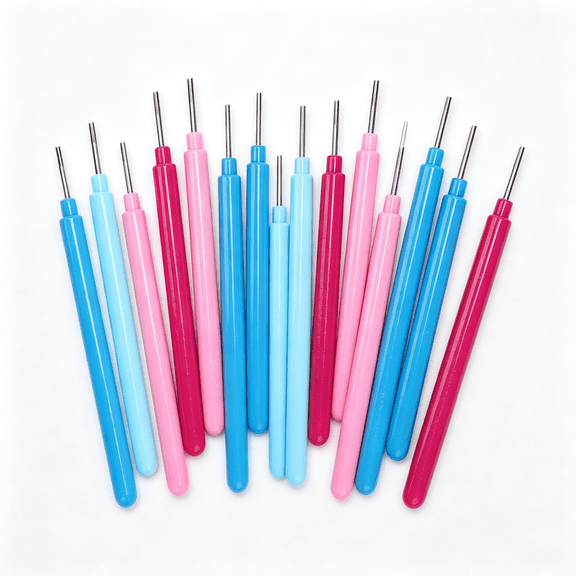 CCOCC 12Pcs Paper Quilling Tools,Paper Crimper Rolling Curling Quilling Needle Pens for Diy Paper Strips Craft Quilling Paper