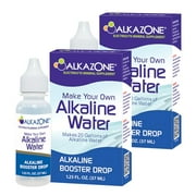 ALKAZONE Make Your Own Alkaline Water - Alkaline Booster Drop 1.25 oz (2 Packs)