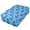 Blue Logo of the Ship, variant on Premium Soft Fitted Sheet for Blow Up Bed Mattress Sheets with Zipper for Camping Office Bedroom, Green Surfing Print