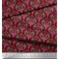 thumbnail image 3 of Soimoi Rayon Fabric Moroccan Damask Printed Fabric 1 Yard 42 Inch Wide, 3 of 3