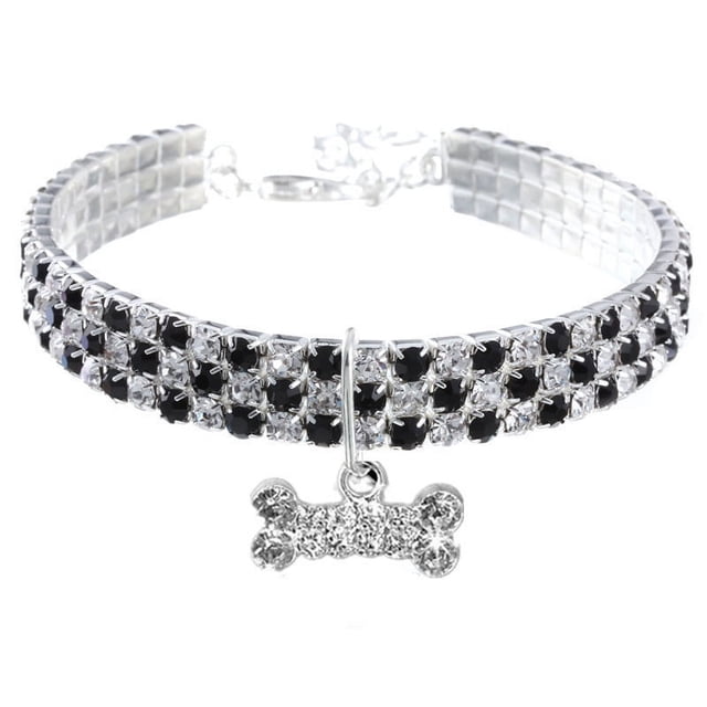 Zhuge Collier de Décoration pour Animaux Collier Accessoire pour Chat et Chien Réglable pour Chiot Collier pour Chien Accessoires de Toilettage pour Animaux,S,A08