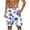 Dark Blue, variant on ZCFZJW Men's Hawaiian Beach Shorts Big and Tall Regular Fit Casual Lightweight Drawstring Quick Dry Holiday Tropical Swim Trunks with Pockets Blue L