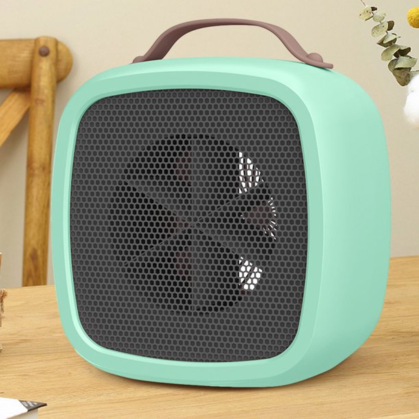 Pequeño calentador de espacio 500W calentador ventilador portátil interior oficina electrodomésticos Hugtrwg Para estrenar