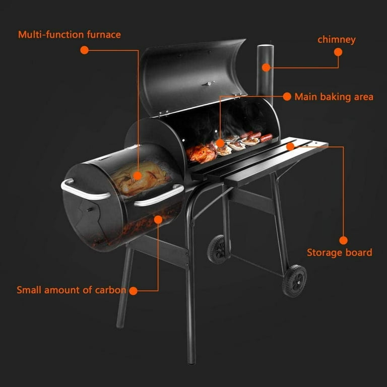Outdoor BBQ Grill Barbecue Pit Patio Cooker