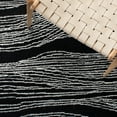 thumbnail image 6 of SAFAVIEH Metro Bridget Abstract Area Rug, Black/Ivory, 6' x 6' Square, 6 of 9