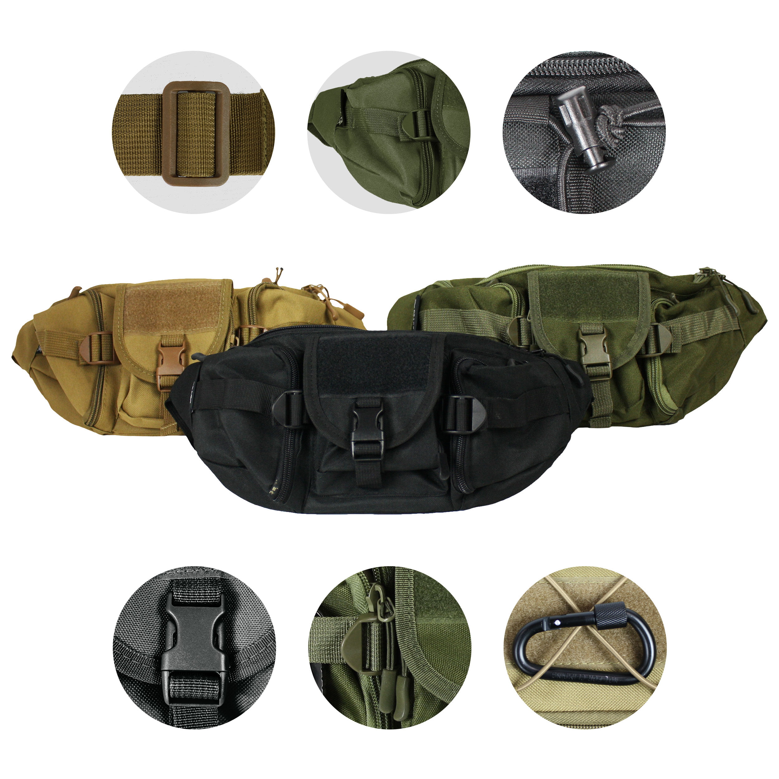 Wise Owl Outfitters Insulated Fish Bag and Waterproof Fanny Pack 68x24 Fish Bag and Fanny Pack Fishing and Kayaking Gear Essentials＿並行輸入