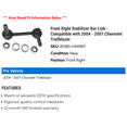 thumbnail image 2 of Front Right Stabilizer Bar Link - Compatible with 2004 - 2007 Chevy Trailblazer 2005 2006, 2 of 2