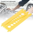 thumbnail image 3 of Bolt Measuring Tool Plastic Integrated Portable Inch and Millimeter Scale Nut Bolt Thread Gauge Handy Sorting Compact ABS Material, 3 of 7