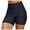 Black, variant on Lroveb Yoga Shorts for Women, High Waisted Athletic Workout Shorts, Hip Stretch Running Fitness Pants Wrinkled Biker Shorts Black