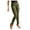 Army Green, variant on GJSYRH Workout Yoga Pants for Women Women's Solid Cargo Yoga Pants with Secure Zipper Pockets and Adjustable Waistband for Comfortable