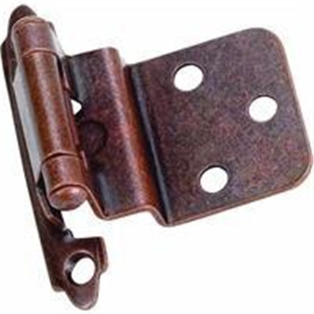 UPC 696720174802 product image for Laurey 28677 3/8-Inch Inset Self-Closing Hinge, Venetian Bronze | upcitemdb.com