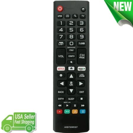 AKB75095307 Replace Remote Control for LG TV 32LJ550B-UA 50UK6350P-UC 55SJ8500