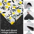 thumbnail image 3 of Yellow Lemon Fruit Leaves White Pattern Kitchen Rugs Sets Of 3,Kitchen Runner Rugs Non Skid Washable,Decorative Kitchen Floor Mats for Kitchen,Sink,Laundry,17"x30"+ 17"x47" + 17"x59", 3 of 6