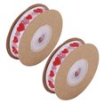 thumbnail image 3 of Ribbon Printed Ribbon Fine Texture Polyester Washable for Beauty Wreath for Wedding Decoration, 3 of 8