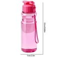 thumbnail image 3 of Clearance Under $4.49 Plastic Water Bottle with Hand Strap, Leakproof Reusable Sports Drinking Cup for Gym Travel School Outdoor, 3 of 5