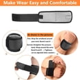thumbnail image 3 of Bande de compression pour Poignet, Adaptée pour Tendinite, gym, Exercice, Taille Ajustable Uniforme, 3 of 6