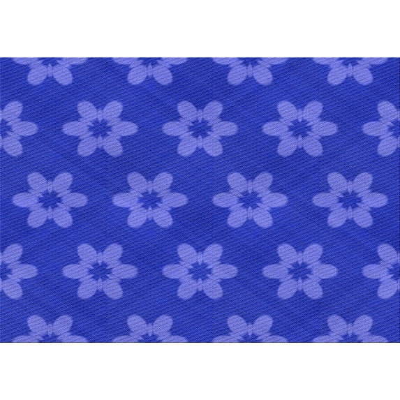 Ahgly Company Indoor Rectangle Patterned Blue Ribbon Blue Area Rugs, 2' x 4'