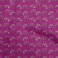 thumbnail image 1 of oneOone Cotton Flex Dark Magenta Fabric Animal Sewing Fabric By The Yard Printed Diy Clothing Sewing Supplies 40 Inch Wide, 1 of 5