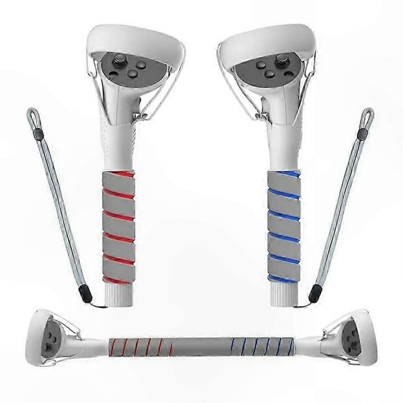 VR Controller Handle Attachments for Quest 2, Long Arms Grips for Gaming, Compatible with Beat Saber and Gorilla Tag Accessory