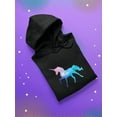 thumbnail image 3 of Watercolor Unicorn Hoodie Women -SPIdeals Designs, Female XX-Large, 3 of 4