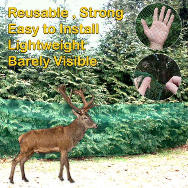 Deer Terrent Plant Protection Netting, Arborvitae Deer Netting, Green Garden Netting, Bird