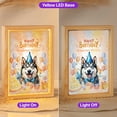 thumbnail image 2 of Watercolor Siberian Husky Happy Birthday Celebration Balloons Gift Party Acrylic Plaque with Wood Photo Frame Box Husky Dog Lover Gifts Light Box - 00028, 2 of 5