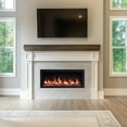 PuraFlame Bernice 60 Inch Smart Linear Electric Fireplace Clean