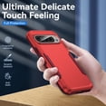 thumbnail image 5 of KOMI Red, 9Pro, Case for Google Pixel 9/ 9Pro/ 9ProXL, Heavy Duty Dual-Layer Protection, PC Shockproof Phone Case with Matte Design Anti -Fall, 5 of 5