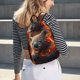thumbnail image 5 of Disketp Cute Maple Leaf Koala print Canvas Backpack Lightweight Travel Daypack Student Rucksack Laptop Backpack-Small, 5 of 5