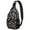 Halloween Ghosts With-1, variant on Sling Backpack,Halloween Ghosts with Boo Sling Bag with Water Bottle Holder,Waterproof Sling Bag for Men/Women with Headphone Jack for Hiking,Travel